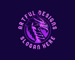 Mythical Dragon Gaming logo design