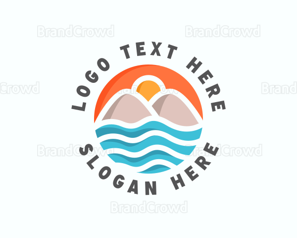 Beach Mountain Travel Logo