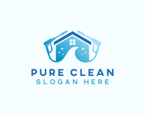 Clean Pressure Washer logo design