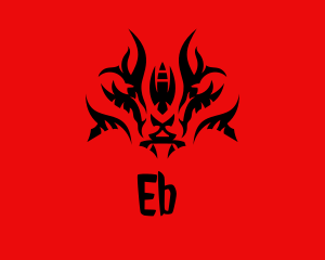 Scary - Flame Evil Goat logo design