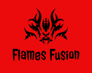 Flames - Flame Evil Goat logo design