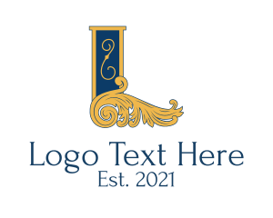 Majesty - Supreme Letter L logo design