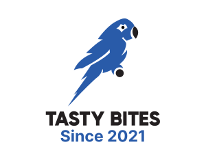 Air Travel - Blue Macaw Parrot logo design
