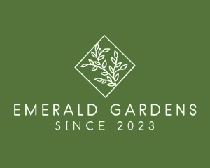 Botanical Vine Garden logo design