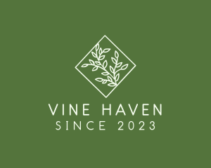 Botanical Vine Garden logo design