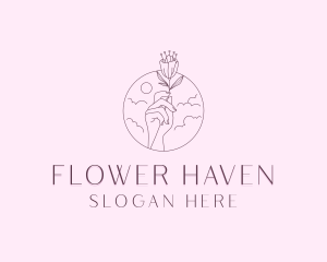 Flower Styling Florist logo design