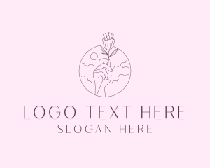 Styling - Flower Styling Florist logo design