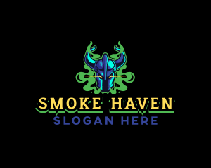 Tobacco - Warrior Gaming Smoke logo design