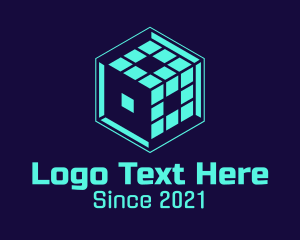 Box - Cyber Digital Cube logo design