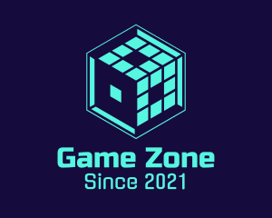Neon - Cyber Digital Cube logo design