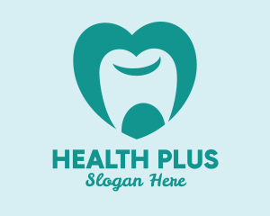 Tooth Heart Dentist logo design