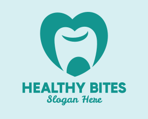 Tooth Heart Dentist logo design