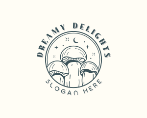 Whimsical - Whimsical Mushroom Garden logo design