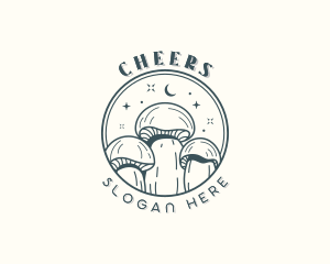 Star - Whimsical Mushroom Garden logo design