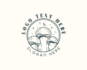 Fungus - Whimsical Mushroom Garden logo design