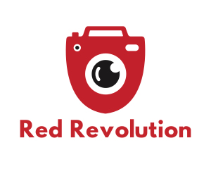 Shield Red Cam logo design