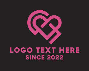 Sex Therapist - Couple Heart Dating logo design