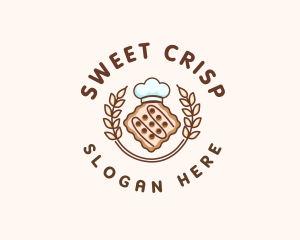 Wafer - Cookie Cracker Sweets logo design