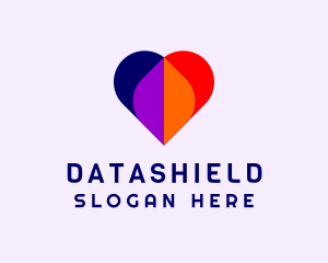 E Commerce - Heart Online Dating logo design
