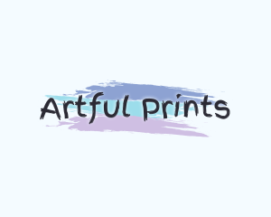 Finger Painting Wordmark logo design