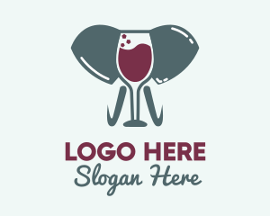 Elephant Wine Glass Logo