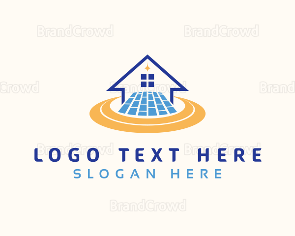 House Tile Flooring Logo