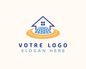 House Tile Flooring Logo