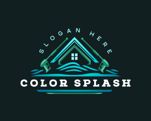 Roof Power Wash logo design