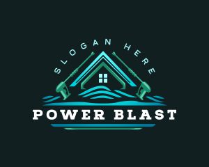 Roof Power Wash logo design