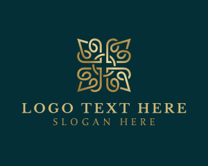 Elegant Floral Pattern logo design