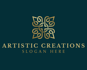 Elegant Floral Pattern logo design