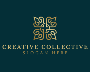 Elegant Floral Pattern logo design