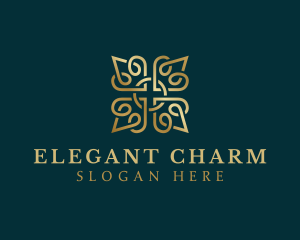 Elegant Floral Pattern logo design