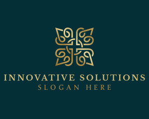 Elegant Floral Pattern logo design