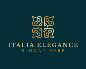 Elegant Floral Pattern logo design