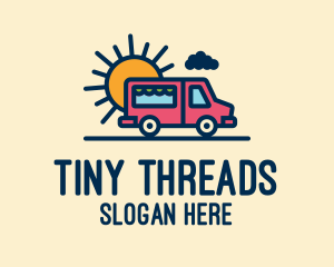 Cute Van Truck logo design