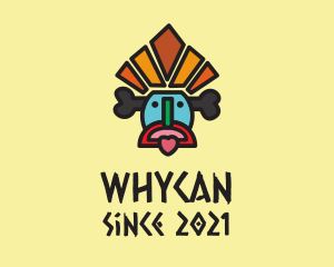 Toon - Multicolor Tribal Mask logo design