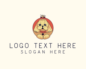 Puppy - Shih Tzu Pet logo design