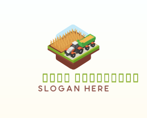 Plower - Tractor Farming Agriculture logo design
