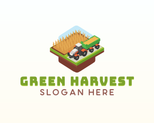 Agriculture - Tractor Farming Agriculture logo design