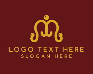 Fashion - Ornate Coat Hanger logo design