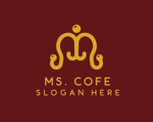 Ornate Coat Hanger logo design