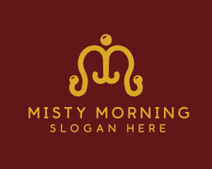 Ornate Coat Hanger logo design