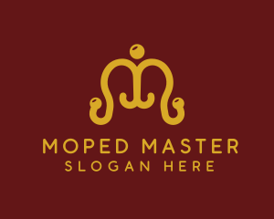 Ornate Coat Hanger logo design