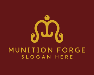 Ornate Coat Hanger logo design