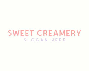 Feminine Cute Handwriting logo design