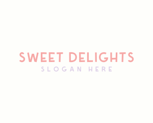 Desserts - Feminine Cute Handwriting logo design