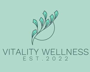 Botanist Wellness Plant  logo design