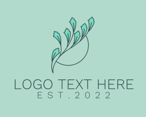 Eco Friendly - Botanist Wellness Plant logo design