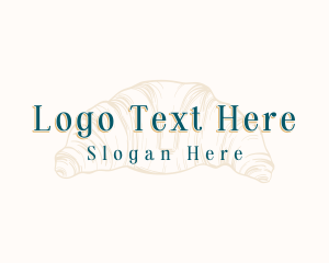 Bread - Pastry Croissant Bread logo design